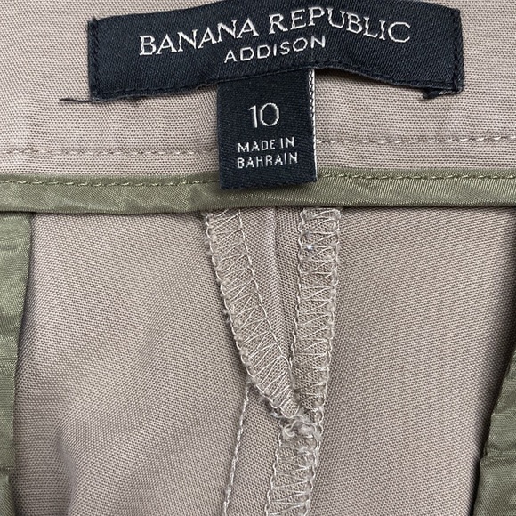BNWOT Banana Republic Addison Pants, Skinny Ankle with Zip, Tan - Picture 5 of 12